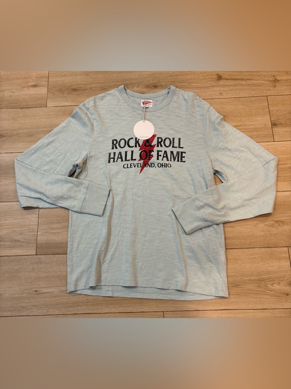 Standard Rec Medium M Blueish Green Rock & Roll Hall Of Fame NWT $68 Cleveland